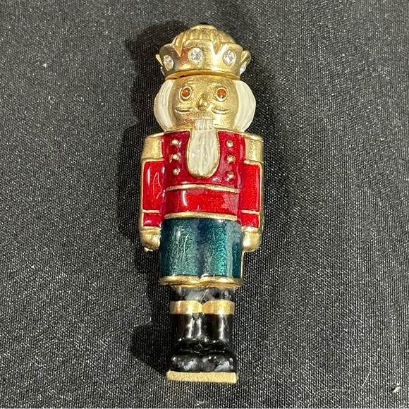 Estee Lauder Nutcracker with Gold and Black Accents - Picture 1 of 8